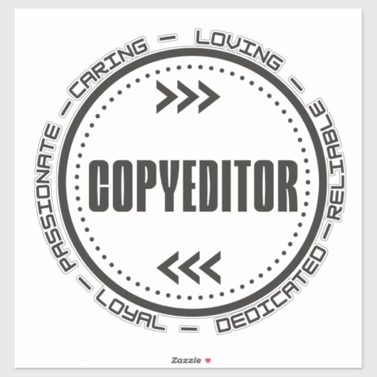 Ongelofelijke Copyeditor Sticker (Vel)