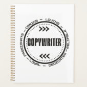 Ongelofelijke Copywriter Planner (Voorkant)