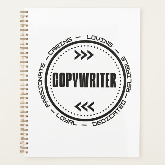 Ongelofelijke Copywriter Planner (Voorkant)