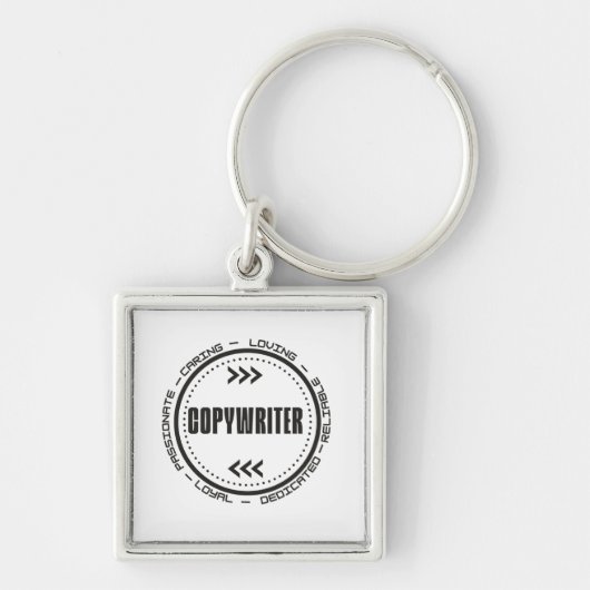 Ongelofelijke Copywriter Sleutelhanger (Voorkant)