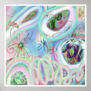 Ongelofelijke digitale Art Poster-afdrukken Poster