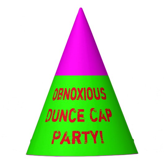 Ongelofelijke Dunce Pet Party! Feesthoedjes (Voorkant)