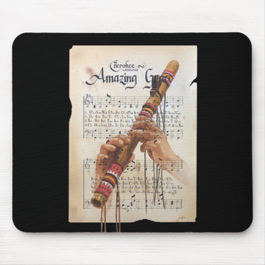 Ongelofelijke eer in de Cherokee-taal Muismat (Voorkant)