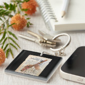 Ongelofelijke eer in de Cherokee-taal Sleutelhanger (Voorkant Rechts)