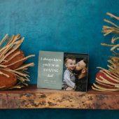 Ongelofelijke foto-Vaderdag kaart voor vader Fotoplaat (Zijkant)