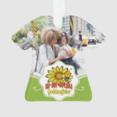 Ongelofelijke goddochter Zonnebloemen en bijen Ornament (voorkant)