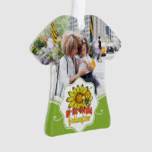Ongelofelijke goddochter Zonnebloemen en bijen Ornament (voorkant)