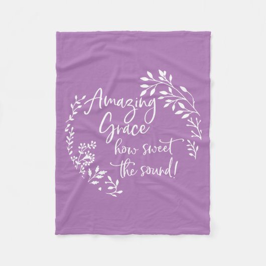 Ongelofelijke Grace hoe fijn het geluid is Fleece Deken (Voorkant)