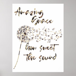 Ongelofelijke Grace met Dandelion Poster