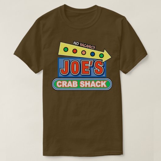 Ongelofelijke Joes Crab Shack Design Classic TShir T-shirt (Design voorkant)