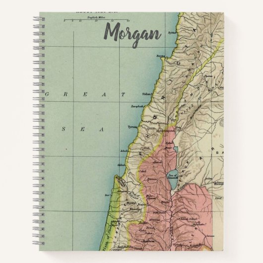 Ongelofelijke  kaart van Israël Notitieboek (Voorkant)