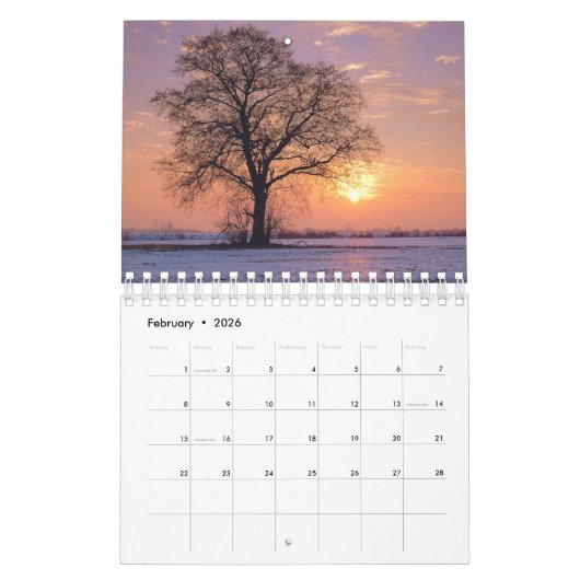 Ongelofelijke kalenders kalender (Feb 2026)