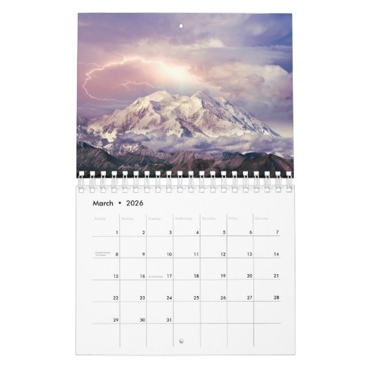 Ongelofelijke kalenders kalender (Mar 2026)