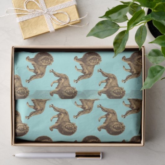 Ongelofelijke leeuwen tissuepapier (Geschenk)