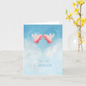 Ongelofelijke liefde kaart (Gele Bloem)