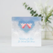 Ongelofelijke liefde kaart (Staand voorkant)