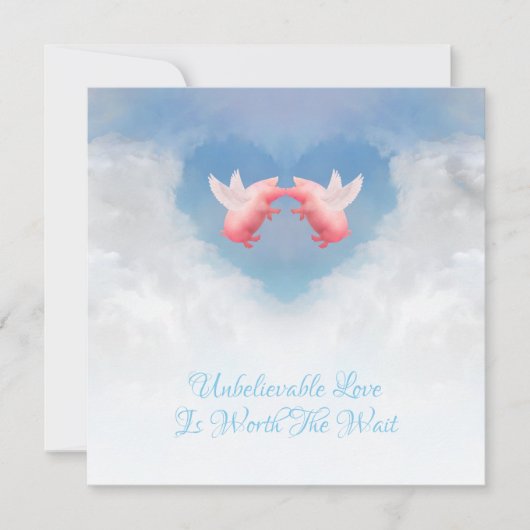 Ongelofelijke liefde kaart (Voorkant)