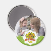 Ongelofelijke Mimi-zonnebloemen Magneet (Voorkant / Achterkant)