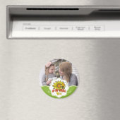 Ongelofelijke Mimi-zonnebloemen Magneet (Insitu (Vaatwasser))