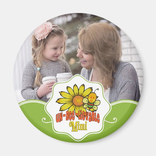 Ongelofelijke Mimi-zonnebloemen Magneet (Voorkant)