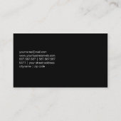 Ongelofelijke Mode wereld Visitekaartje (Achterkant)