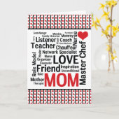 Ongelofelijke multitasking mam - Moederdag Kaart (Gele Bloem)