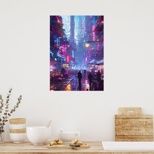 Ongelofelijke nachten poster (Keuken)