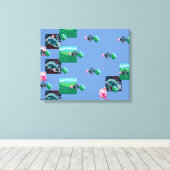 Ongelofelijke Natuur die oogopslag prijst, robuust Canvas Afdruk (Insitu (Houten vloer))