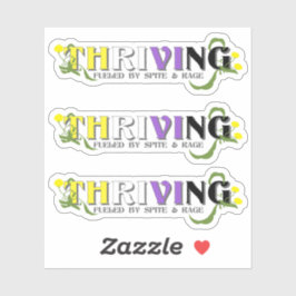 Ongelofelijke non-binaire trots sticker