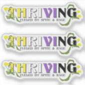 Ongelofelijke non-binaire trots sticker (Voorkant)