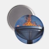 Ongelofelijke olympische vlam magneet (Voorkant / Achterkant)