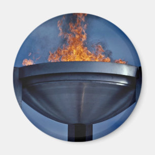 Ongelofelijke olympische vlam magneet