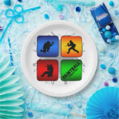 Ongelofelijke Paintball-stijl Papieren Bordje (Feest)