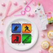 Ongelofelijke Paintball-stijl Papieren Bordje (Feest)