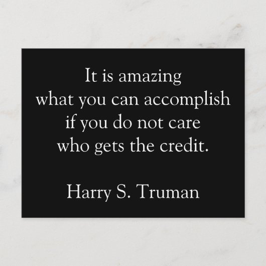 Ongelofelijke prestaties motivatie briefkaart (Voorkant)