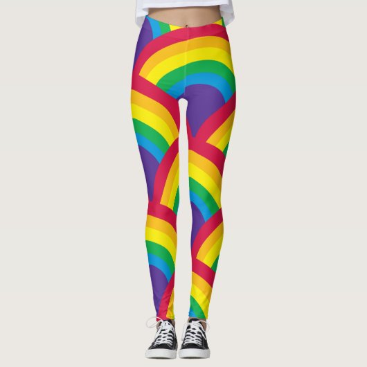 Ongelofelijke regenboog leggings (Voorkant)