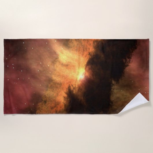 Ongelofelijke ruimte strandlaken (Voorkant)