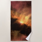 Ongelofelijke ruimte strandlaken (Voorkant)