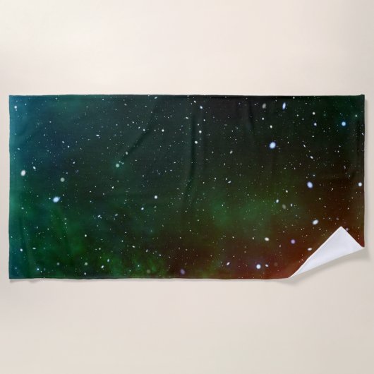 Ongelofelijke ruimte strandlaken (Voorkant)