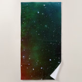 Ongelofelijke ruimte strandlaken (Voorkant)