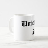 Ongelofelijke Scum White-mok Koffiemok (Voorkant links)