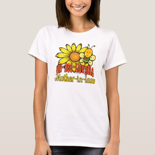 Ongelofelijke soondbloemen voor schoonmoeder t-shirt (Voorkant)