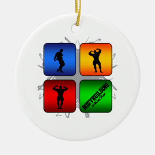 Ongelofelijke stadsstijl in Bodybuilding Keramisch Ornament