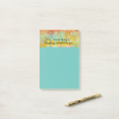 Ongelofelijke taak van 4 x 6 inch post-it® notes (Op bureau)