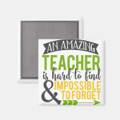 Ongelofelijke waardering van leraar magneet (Voorkant / Achterkant)