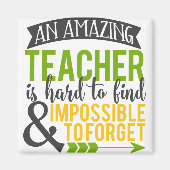 Ongelofelijke waardering van leraar magneet (Voorkant)