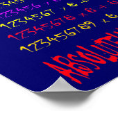 Ongelofelijke Wiskunde Poster (Hoek)