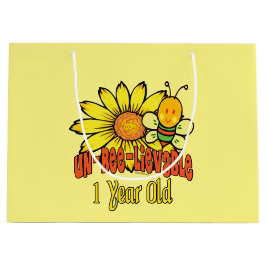Ongelooflijk 1 jaar oud - 1 dag groot cadeauzakje (Voorkant)