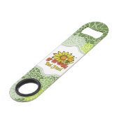 Ongelooflijk beste vriendschappelijke zonnebloemen speed flessenopener (Voorkant Gekanteld)