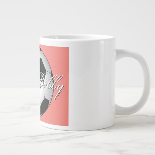 Ongelooflijk budgetmonogram voor sportsport grote koffiekop (Rechts)